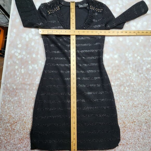 Yigal Azrouel Black Woolen Sheath Dress, Women's 4 - Picture 10 of 12